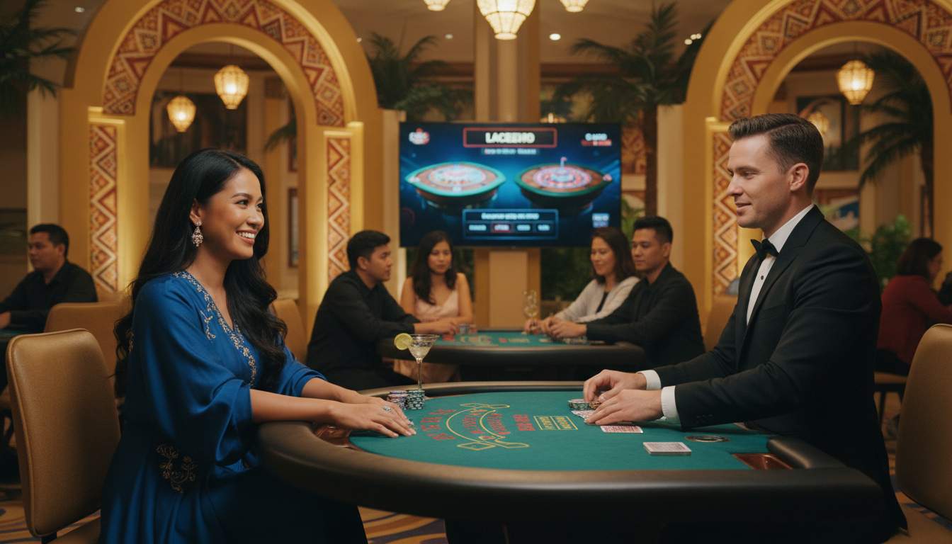 An engaging live casino game in action at jl96h Casino